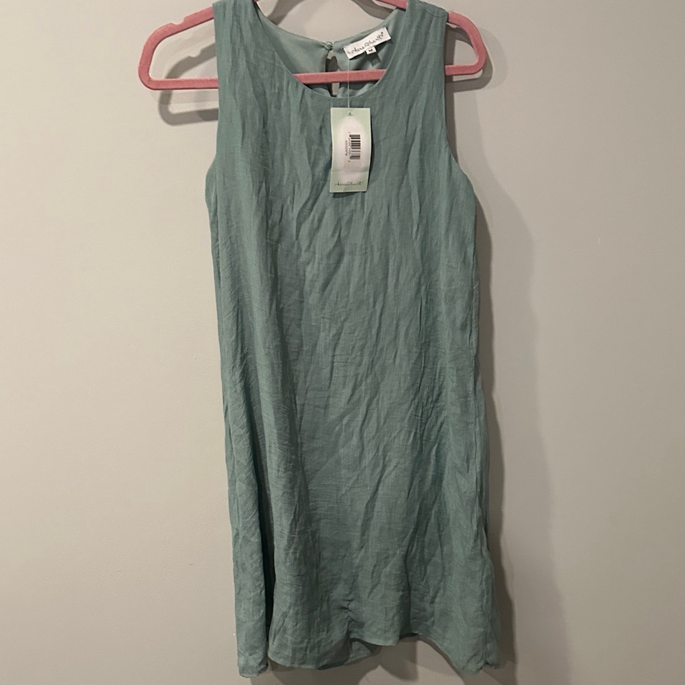 KEREN hart Teal Midi Dress